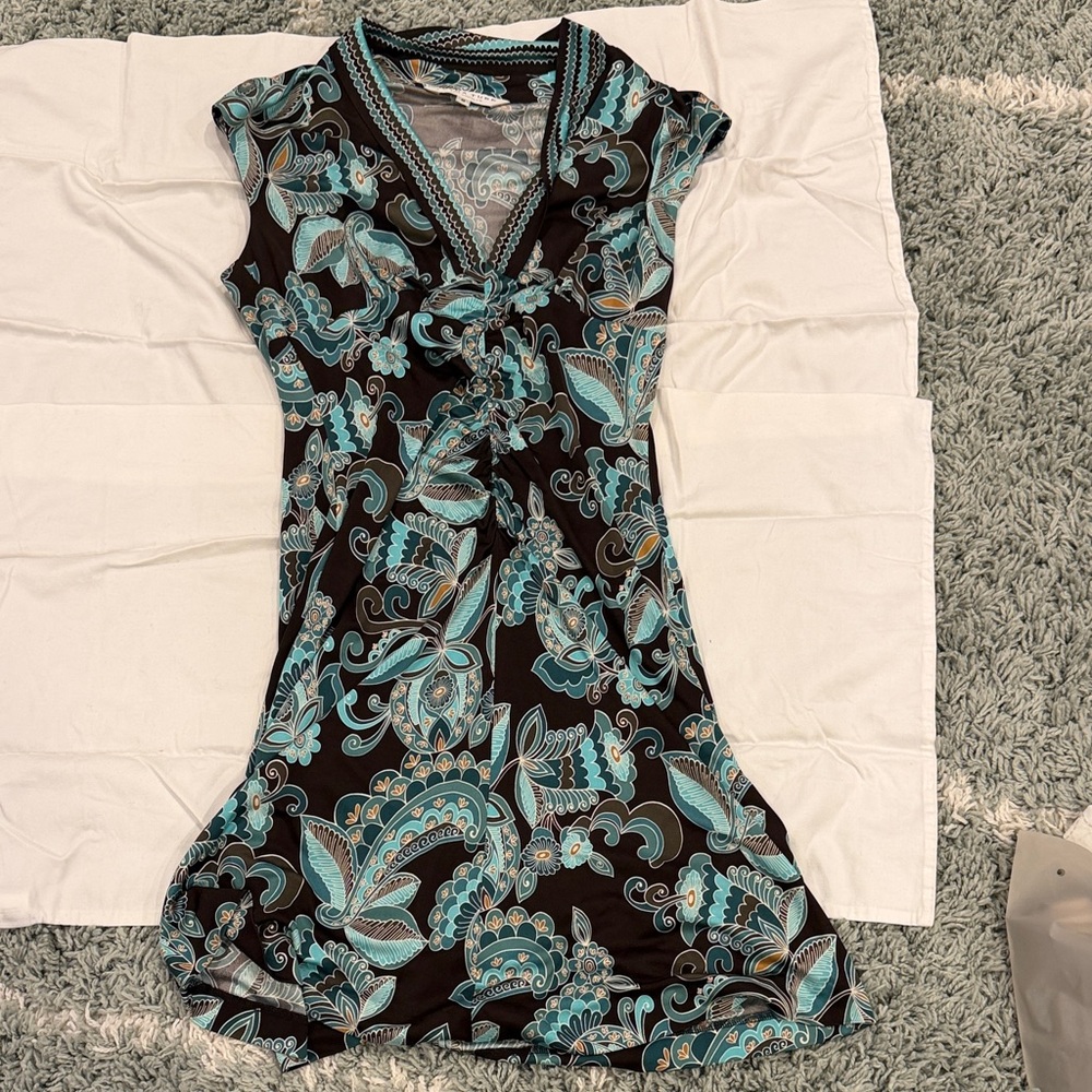 Trina Turk ruched jersey dress Print Dress